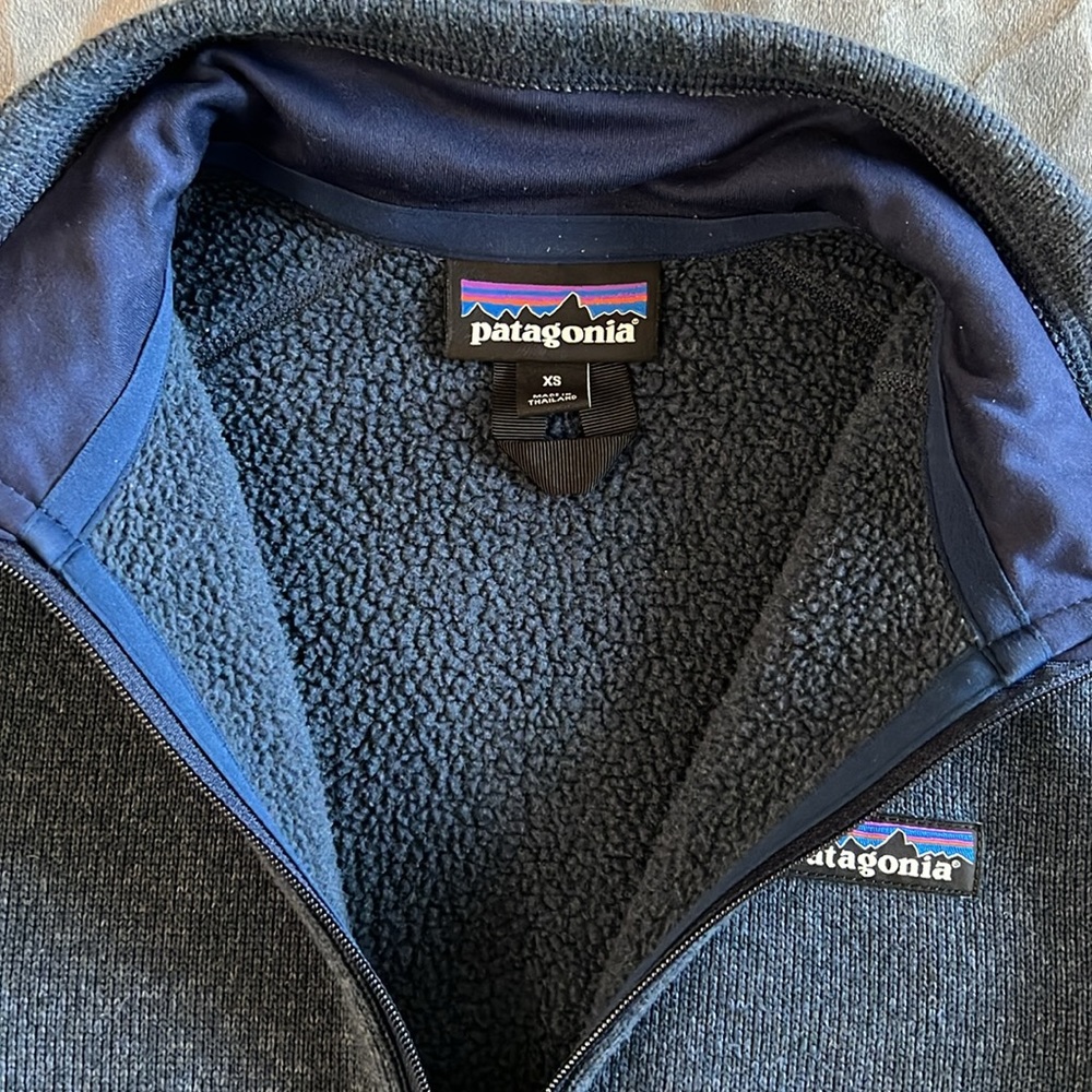 Patagonia Women’s Better Sweater Jacket Full Zip Navy XS - Picture 4 of 7